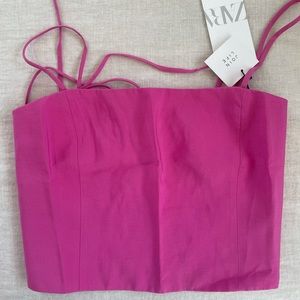 Zara open back top